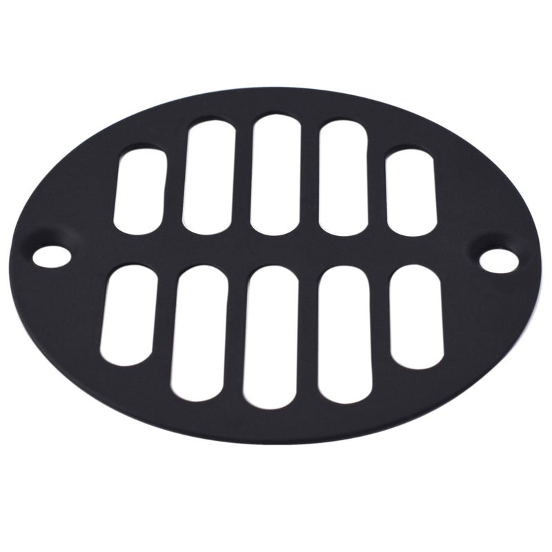 Westbrass Shower Strainer Set with Screws, Grill and Crown, Matte Black, D312-62 - Image 4